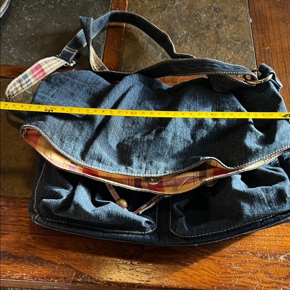 Stylish Denim Shoulder Bag - Picture 6 of 9